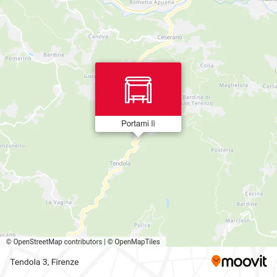 Mappa Tendola 3
