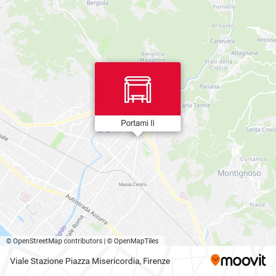 Mappa Viale Stazione Piazza Misericordia