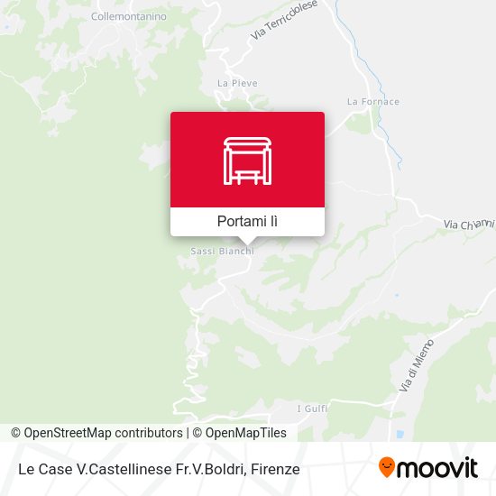 Mappa Le Case V.Castellinese Fr.V.Boldri