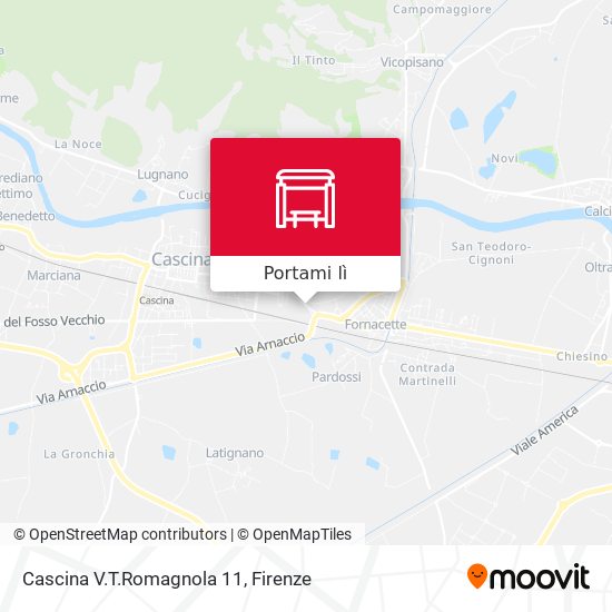 Mappa Cascina V.T.Romagnola 11