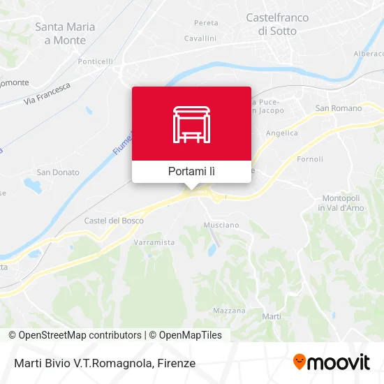 Mappa Marti Bivio V.T.Romagnola