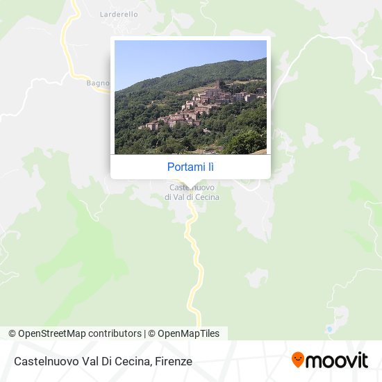 Mappa Castelnuovo Val Di Cecina