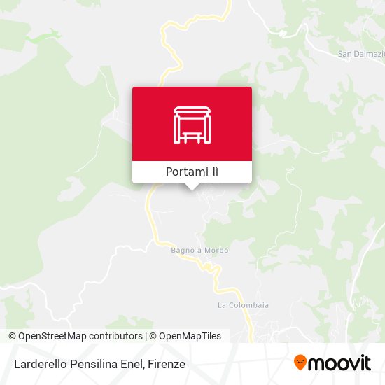 Mappa Larderello Pensilina Enel