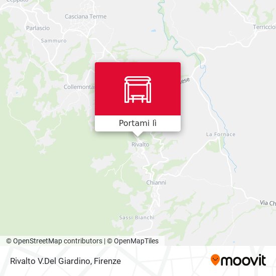 Mappa Rivalto V.Del Giardino