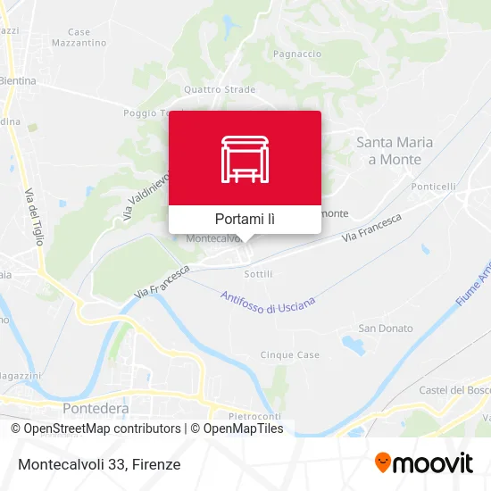 Mappa Montecalvoli 33