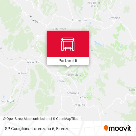 Mappa SP Cucigliana-Lorenzana 6