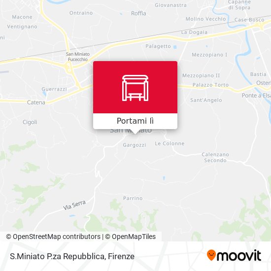 Mappa S.Miniato P.za Repubblica