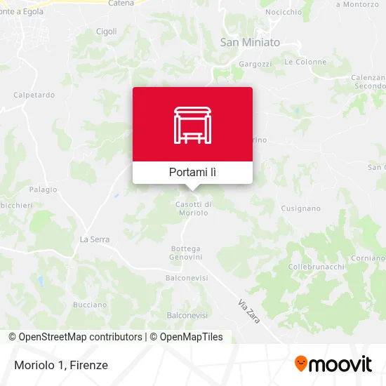 Mappa Moriolo 1