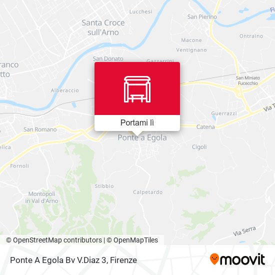 Mappa Ponte A Egola Bv V.Diaz 3