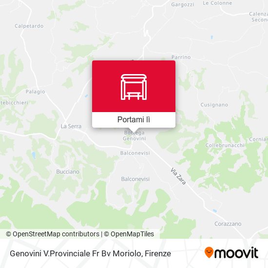 Mappa Genovini V.Provinciale Fr Bv Moriolo