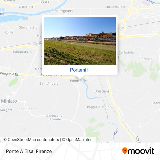 Mappa Ponte A Elsa