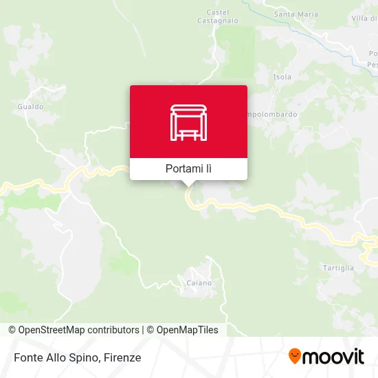 Mappa Fonte Allo Spino