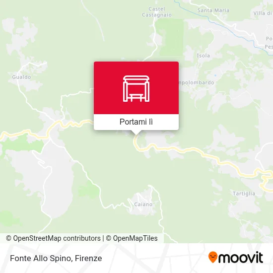 Mappa Fonte Allo Spino