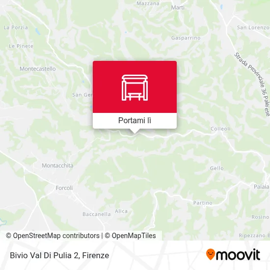 Mappa Bivio Val Di Pulia 2