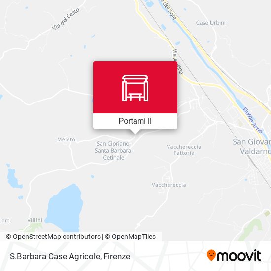 Mappa S.Barbara Case Agricole
