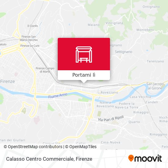 Mappa Calasso Centro Commerciale