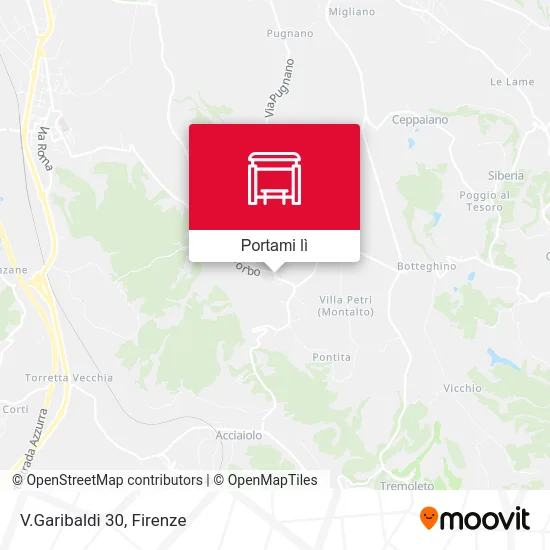 Mappa V.Garibaldi 30