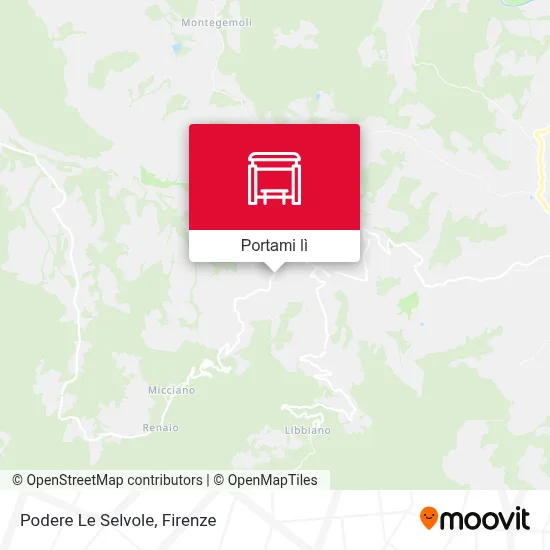 Mappa Podere Le Selvole