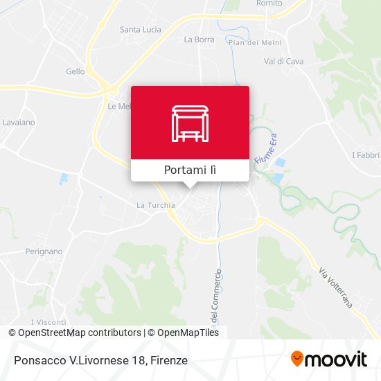 Mappa Ponsacco V.Livornese 18