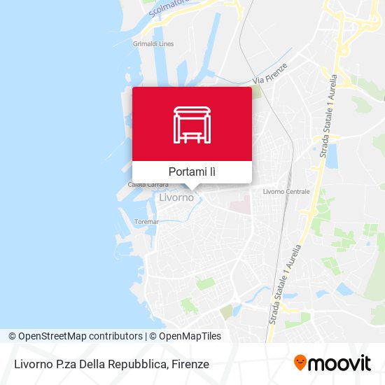 Mappa Livorno P.za Della Repubblica