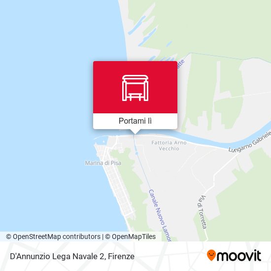 Mappa D'Annunzio Lega Navale 2
