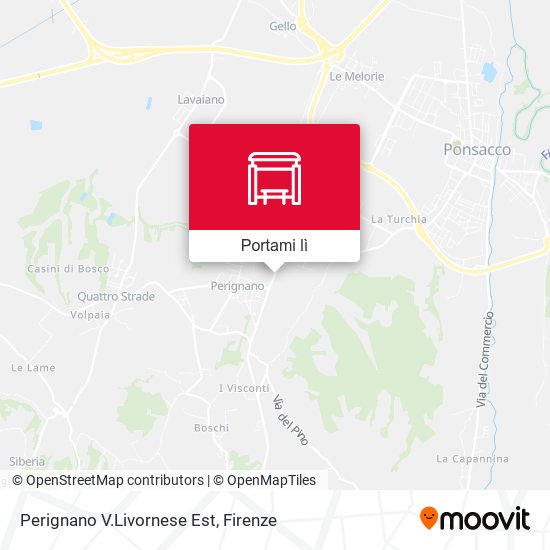 Mappa Perignano V.Livornese Est