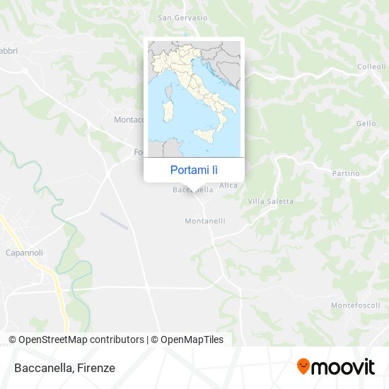 Mappa Baccanella