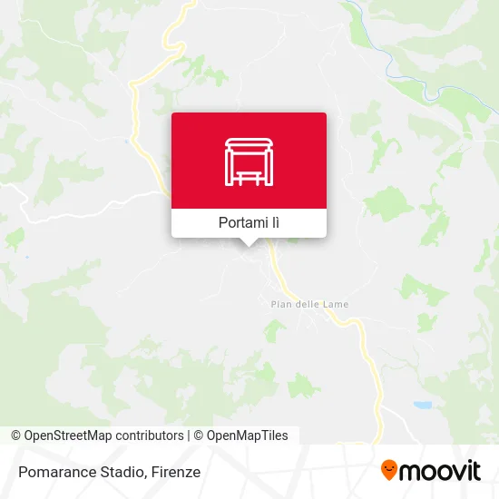 Mappa Pomarance Stadio