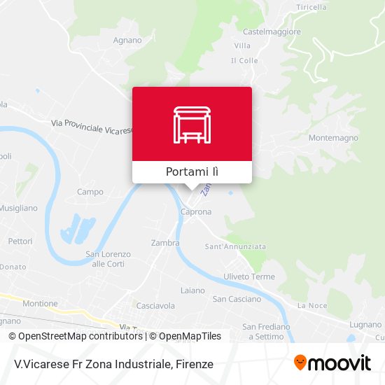Mappa V.Vicarese Fr Zona Industriale