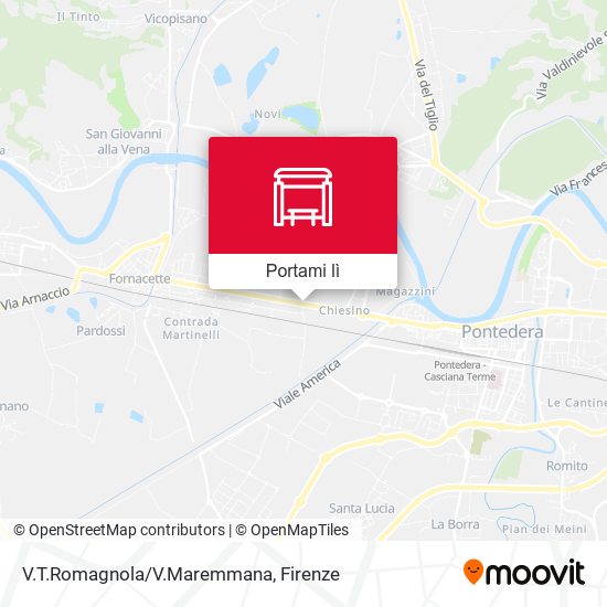 Mappa V.T.Romagnola/V.Maremmana