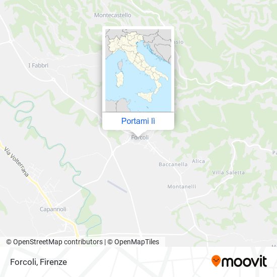 Mappa Forcoli