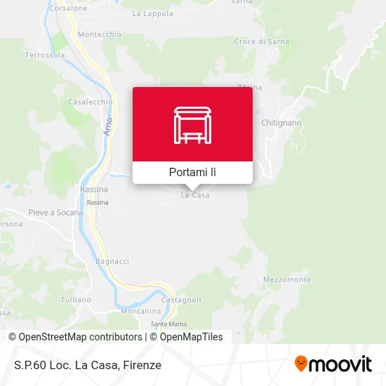 Mappa S.P.60 Loc. La Casa