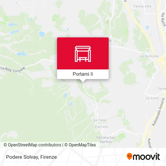 Mappa Podere Solvay