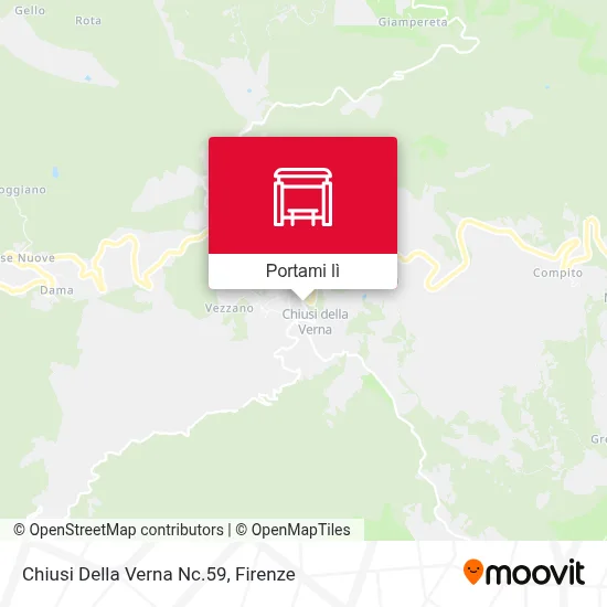 Mappa Chiusi Della Verna Nc.59