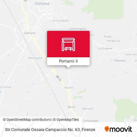 Mappa Str.Comunale Ossaia-Campaccio Nc. 63