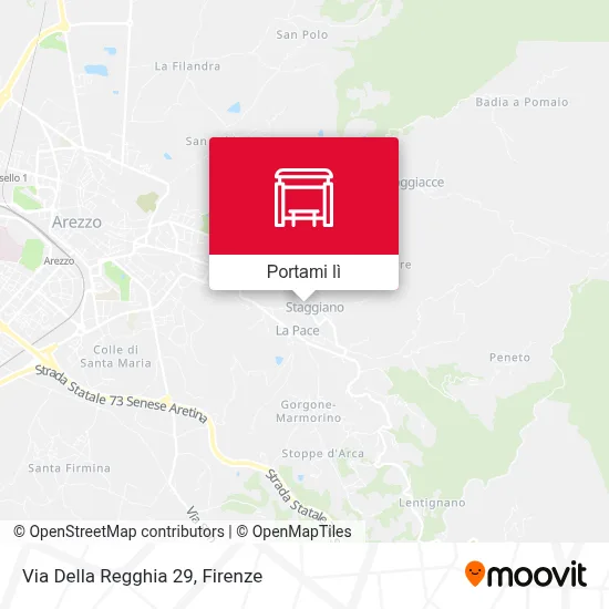 Mappa Via Della Regghia 29