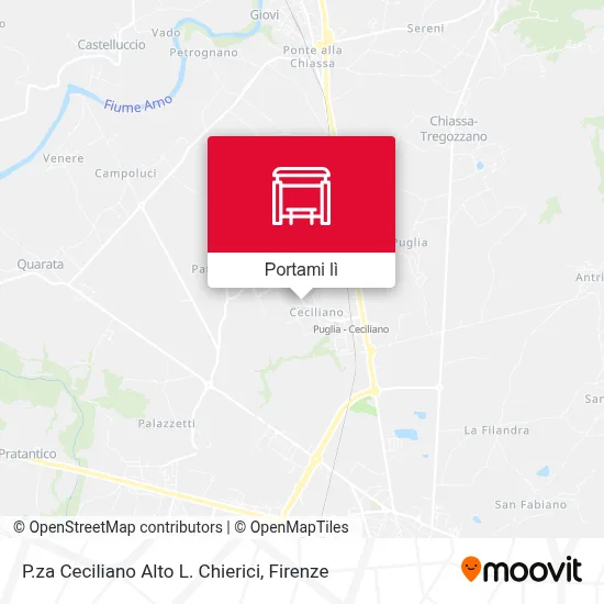 Mappa P.za Ceciliano Alto L. Chierici
