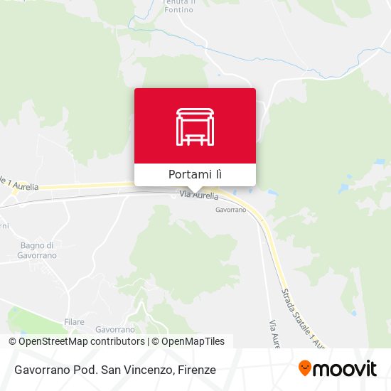 Mappa Gavorrano Pod. San Vincenzo
