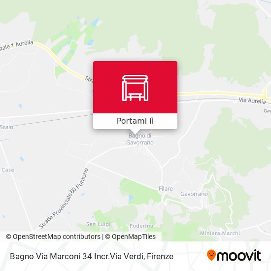 Mappa Bagno Via Marconi 34 Incr.Via Verdi
