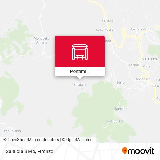 Mappa Salaiola Bivio