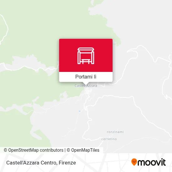Mappa Castell'Azzara Centro