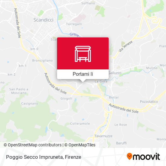 Mappa Poggio Secco Impruneta