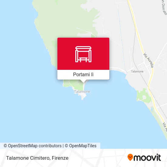 Mappa Talamone Cimitero