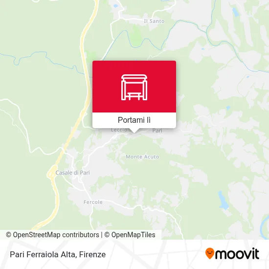 Mappa Pari Ferraiola Alta