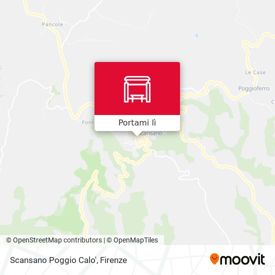 Mappa Scansano Poggio Calo'