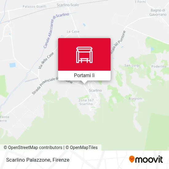 Mappa Scarlino Palazzone