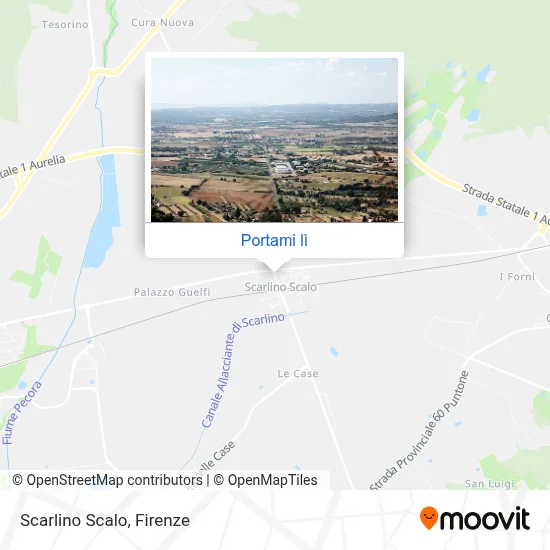 Mappa Scarlino Scalo