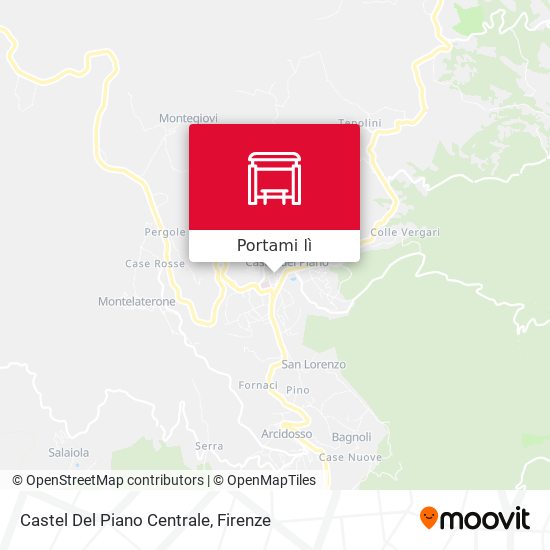 Mappa Castel Del Piano Centrale