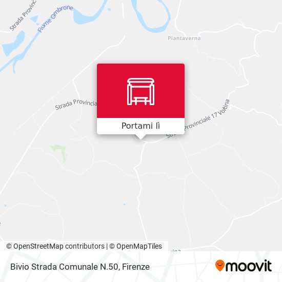 Mappa Bivio Strada Comunale N.50
