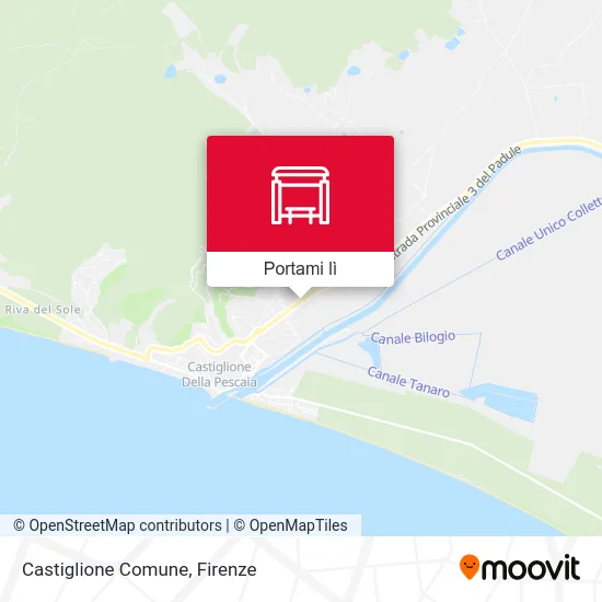 Mappa Castiglione Comune